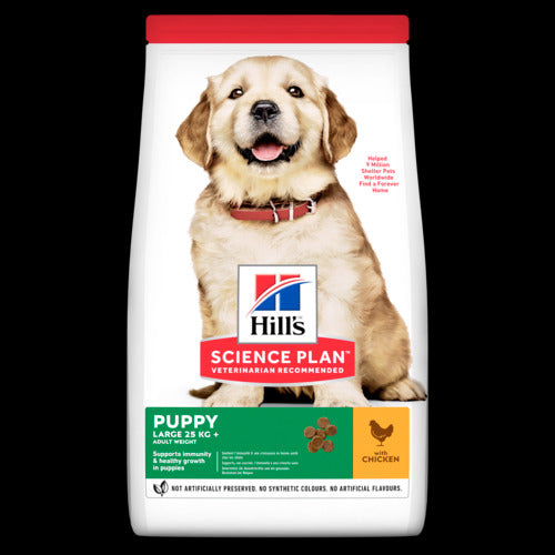 Hill's Science Plan Large Breed Puppy sausas šuniukų maistas su vištiena, 6 kg