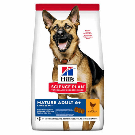Hill's Science Plan Mature Adult Large Breed sausas šunų maistas su vištiena, 14 kg