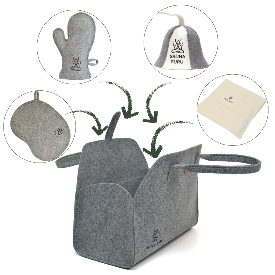 Ultimate Sauna  Beginner Set – Premium Sauna Accessories for Outdoor & Home Saunas