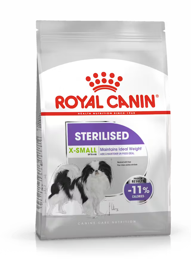 Royal Canin X-Small Sterilised – sausas pašaras sterilizuotiems labai mažų veislių šunims