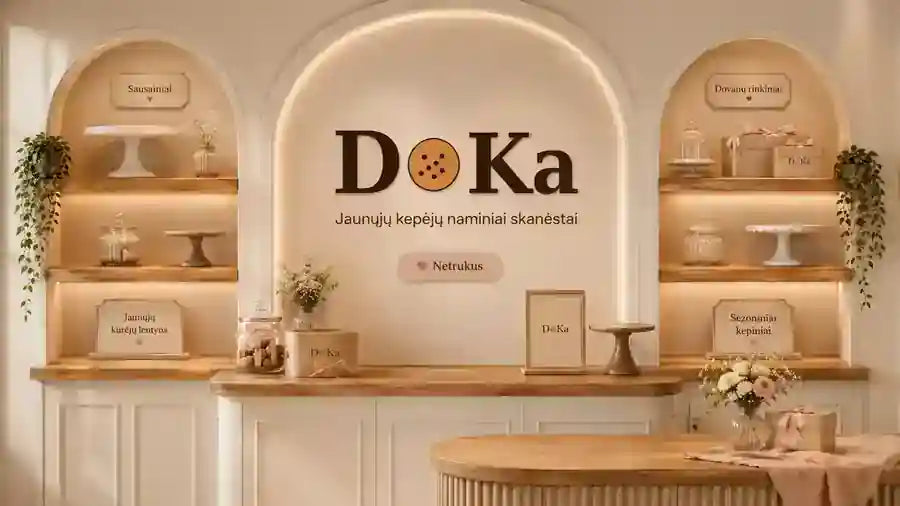 DomKa – švelnių atspalvių desertai